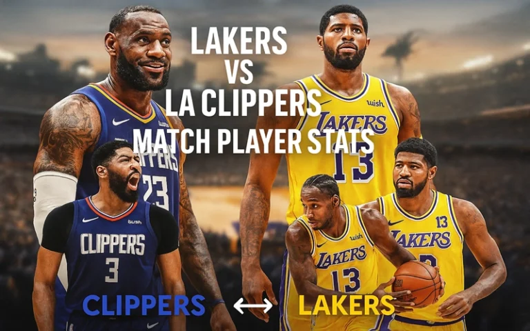 Lakers vs LA Clippers Match Player Stats: Epic Battle Breakdown Lakers vs LA Clippers Match Player Stats