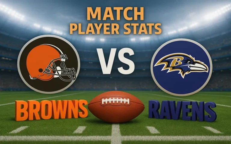 Cleveland Browns vs Baltimore Ravens Match Player Stats