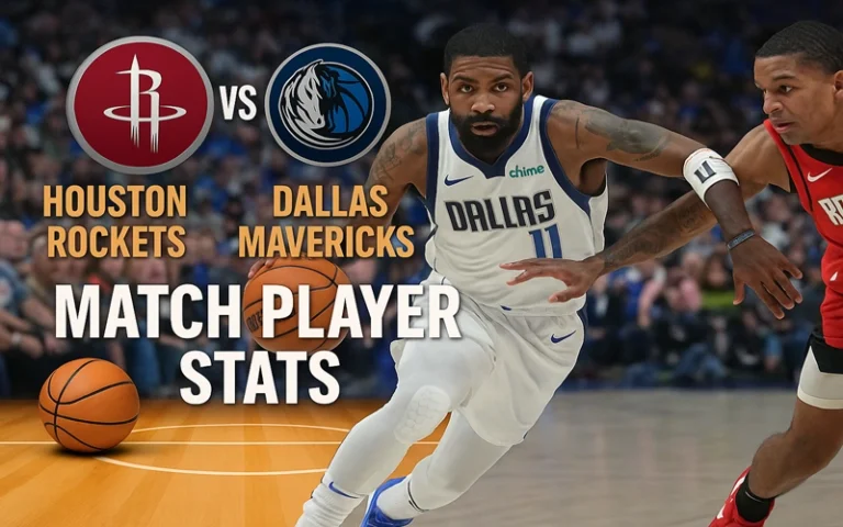 Houston Rockets vs Dallas Mavericks Match Player Stats Houston Rockets vs Dallas Mavericks Match Player Stats