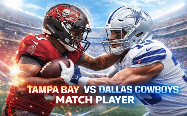 Tampa Bay Buccaneers vs Dallas Cowboys Match Player Stats